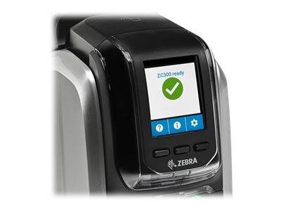 Zebra ZC300 - Plastikkartendrucker - Farbe - Duplex - Thermosublimation/thermische Übertragung - CR-80 Card (85.6 x 54 m