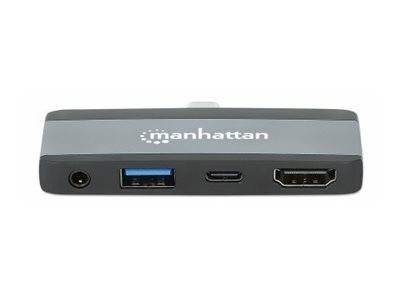 MANHATTAN USB-C PD auf HDMI 4-in-1 Mobile Dockingstation