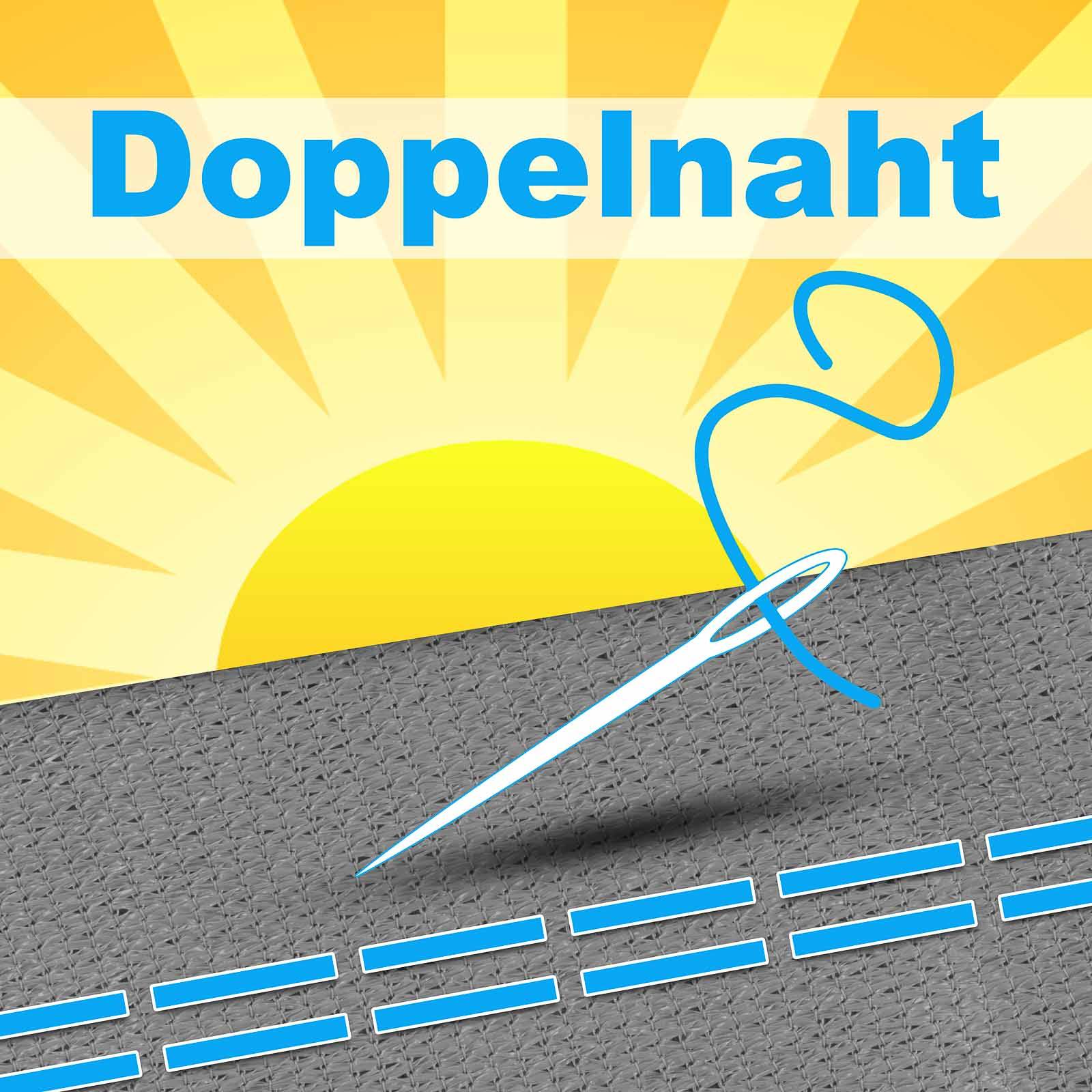 hanSe Sonnensegel Schattensegel Schattenspender UV-Schutz Quadrat 2x2m Graphit