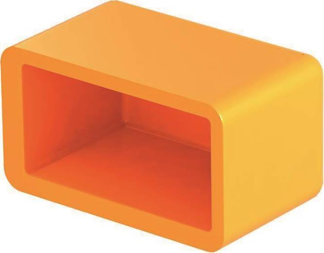 OBO CM3518 SK Schutzkappe f.Profilschiene 38,6x21,6x16 PE 1124502 Industriematerial Schaltschränke