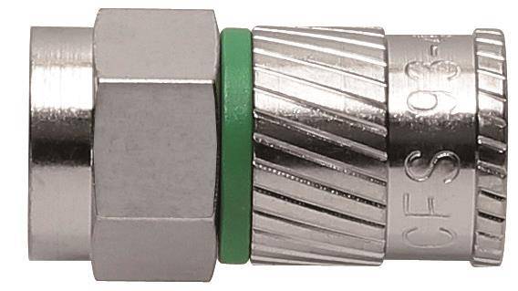 AXING Opti-fix F-Stecker CFS 93-48 self compression NiTin 4,8 Install.Baumaterial Antennen