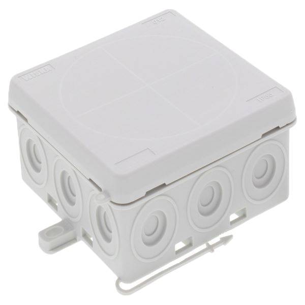 WISKA Abzweigkasten KA 012 LG 86x86x41mm IP 55 Unverlierbarer Deckel Install.Baumaterial Inst.Dosen
