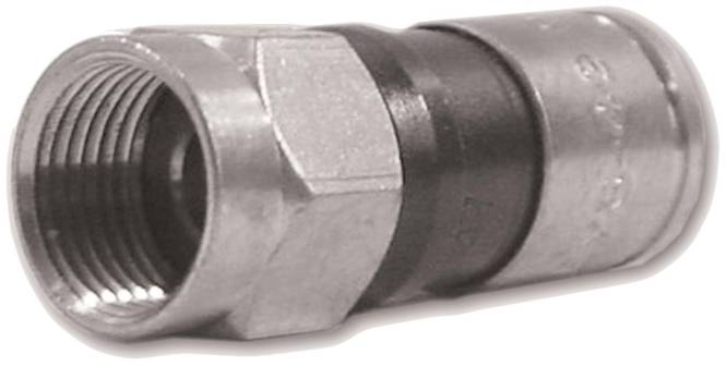 Televes Kompressions-F-Stecker FPS51 für Koaxkabel 6,8mm Install.Baumaterial Antennen