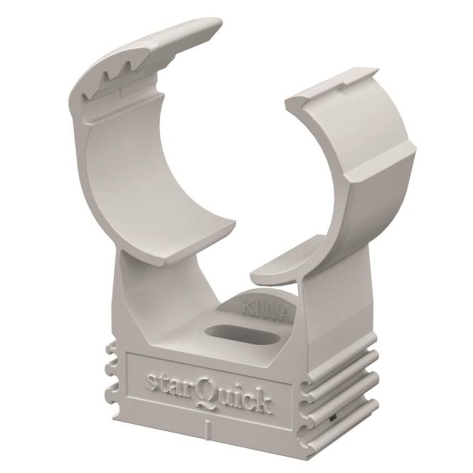 OBO SQ-20 LGR starQuick-Schelle 19,5-23,5mm PA lichtgrau RAL7035 2146134 Install.Baumaterial