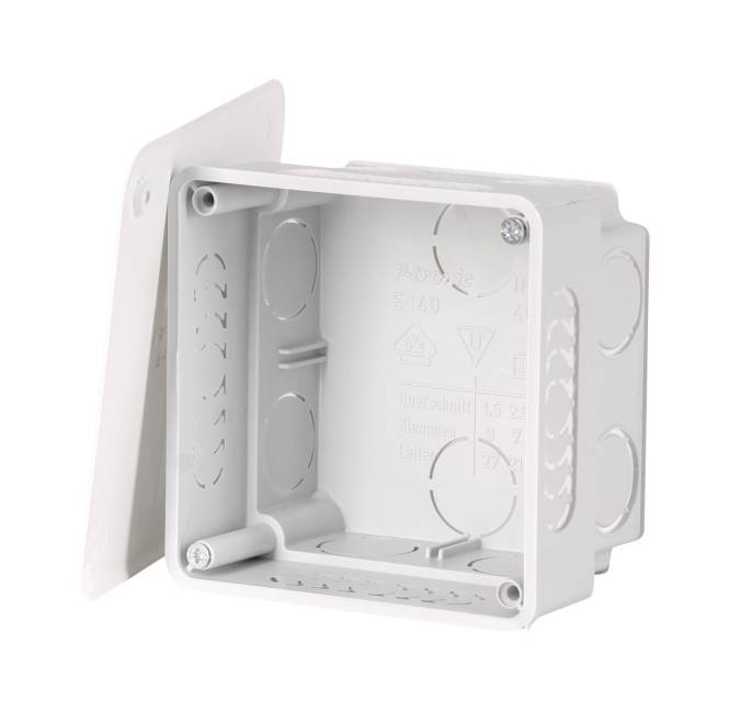 Ftronic UP-Abzweigkasten E140 80x80mm Install.Baumaterial Verlegesys/Verbi.Mat Inst.Dosen u.Zubehör