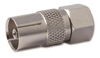 KATH F-Übergang EMU 06 F-Stecker / IEC-Buchse Install.Baumaterial Antennen Antennen-Zub.allgem.