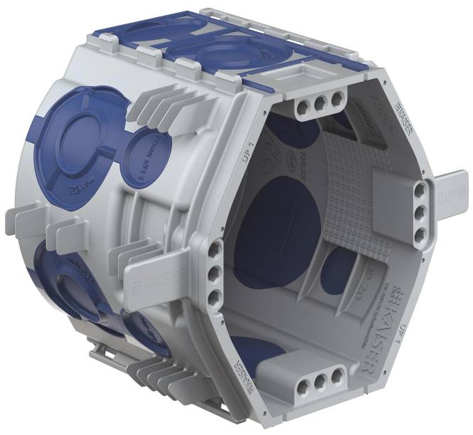 Kaiser UP Geräte-Verbindungsdose 1555-26 UP1 ECON Fix luftdicht m.Klemmrippen Install.Baumaterial