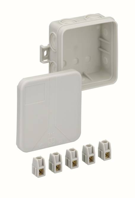 SPELS Abzw-Kasten 2,5qmm SD 7 33240701 grau rote Reihe Install.Baumaterial Verlegesys/Verbi.Mat