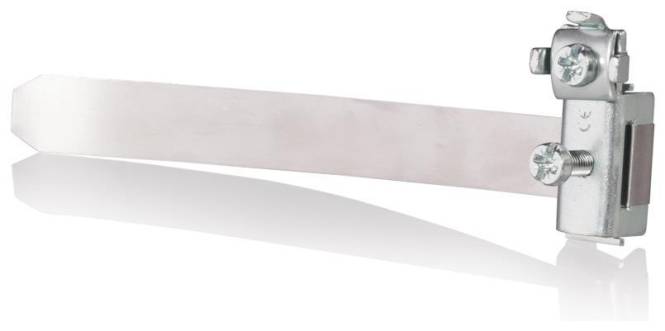 Ftronic Erdungsbandschelle EBS1 1/8 - 1 1/2 Zoll Install.Baumaterial Befestigungsmaterial