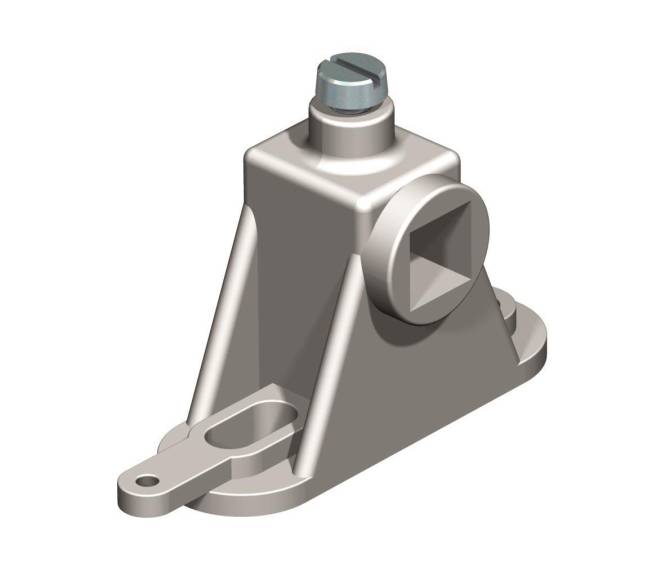 OBO 1801 SCH Schienenbock PS grau f.Potentialausgleichsschiene 5015715 Install.Baumaterial