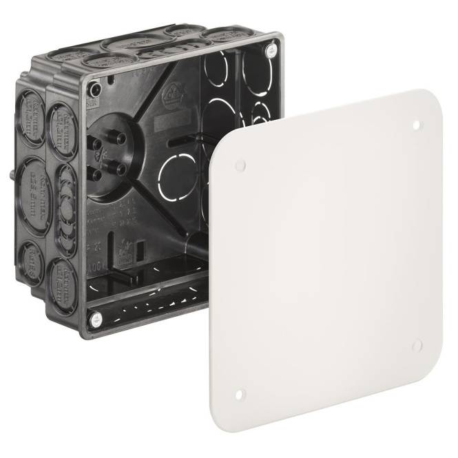 KAIS Abzweig-Kasten 1095-01 incl. Schraubde. 107x107 Install.Baumaterial Verlegesys/Verbi.Mat