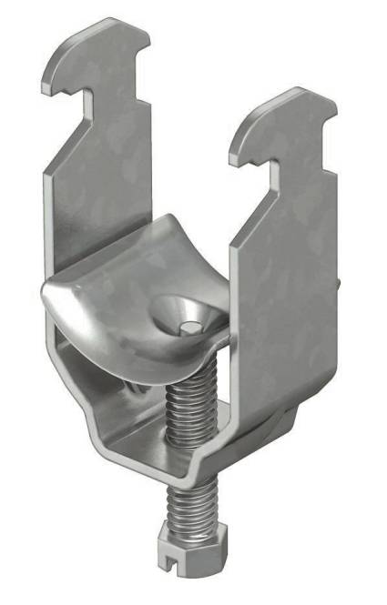 OBO 2056 M 52 FT Bügelschelle m.Metalldruckwanne 46-52mm St FT 1156071 Install.Baumaterial