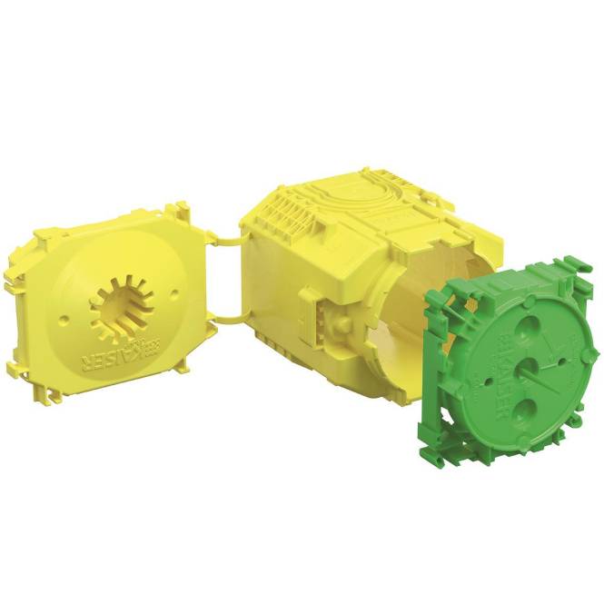 Kaiser Betonbau B1 Großrohr-Dose 1260-01 2-teilig Auslassöffnung d:60mm Install.Baumaterial