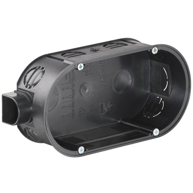 KAIS Dopp-Schalterdose 1656-02 Install.Baumaterial Verlegesys/Verbi.Mat Inst.Dosen u.Zubehör