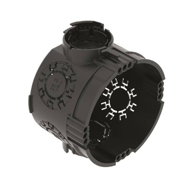 OBO UG 46 UP Gerätedose Ø60mm H46mm tiefschwarz 2003700 (Inhalt 25 Stück) Install.Baumaterial