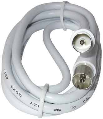 KREI IEC-Anschlusskabel 3,5m ASK75/3,5ZZ >90DB Digitaltauglich Install.Baumaterial Antennen