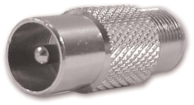 Televes F-Adapter FK-KS1 F-Kupplung / IEC-Stecker Install.Baumaterial Antennen Antennen-Zub.allgem.