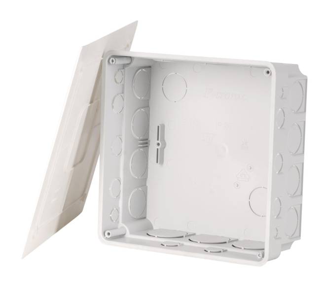 Ftronic UP-Abzweigkasten E142 160x160mm Install.Baumaterial Verlegesys/Verbi.Mat Inst.Dosen