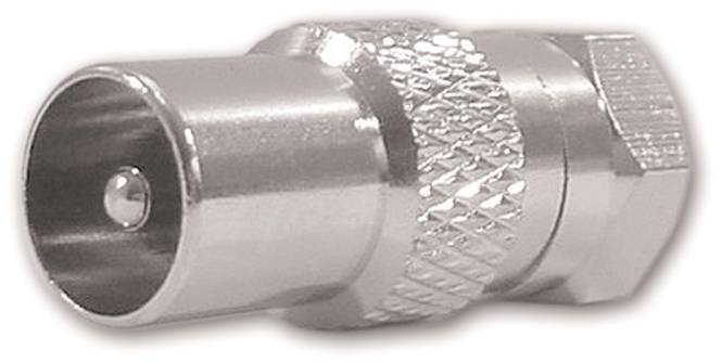 Televes F-Adapter FS-KS1 F-Stecker / IEC-Stecker Install.Baumaterial Antennen Antennen-Zub.allgem.
