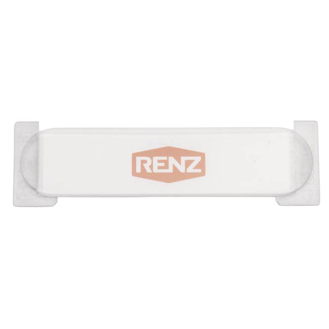 RENZ Transportnamensschild 97-9-82250 aus Kunststoff für RSA mit Einlage Install.Baumaterial