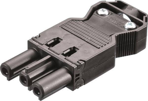 Bachmann Gerätekupplung GST18/3 375.505 schwarz Install.Baumaterial Schaltermat/Geb.Steu