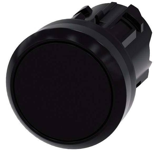 Siemens 3SU10000AB100AA0 Drucktaster 22mm rund schwarz Druckknopf Industriematerial