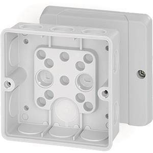 HENS Abzweigkasten 4qmm leer DE9340 mit Elast. Dichtmembranen Install.Baumaterial Inst.Dosen