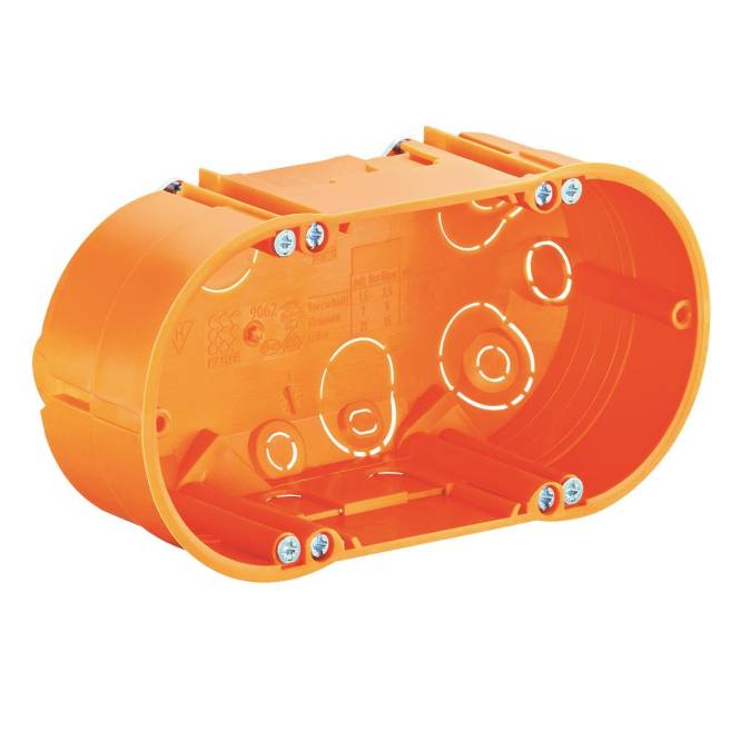 KAIS 2F-SCHALTERDOSE 9062-02 Doppelgeräteverbindungsdose Hohlwand Install.Baumaterial Inst.Dosen