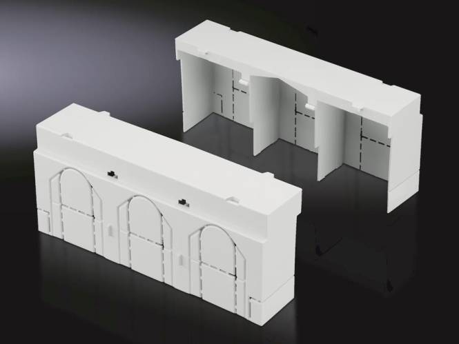 Rittal Abdeckung Gr.00 VE=2 SV 9344520 f.Anschlussraum z.Erweiterung Industriematerial
