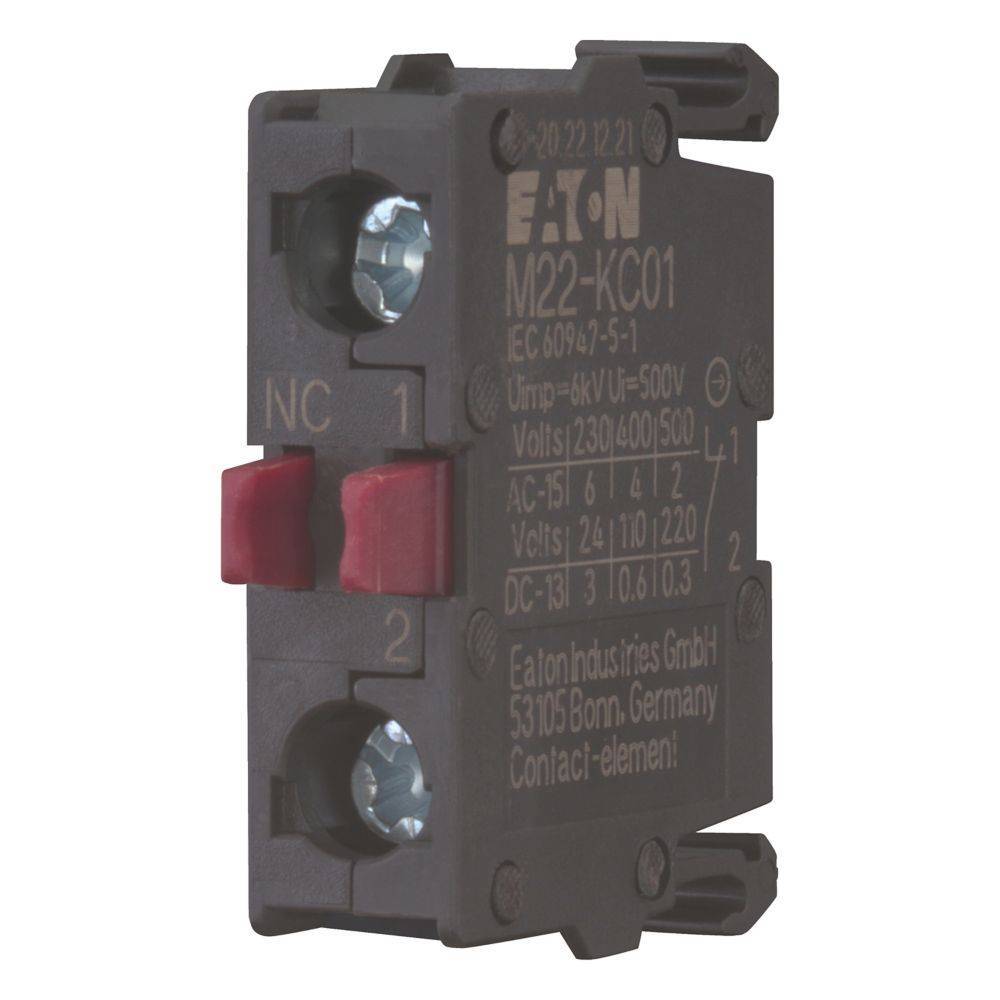 EATON M22-KC01 Kontaktelement 1Ö 216382 Bodenbefestigung Schraub. Industriematerial