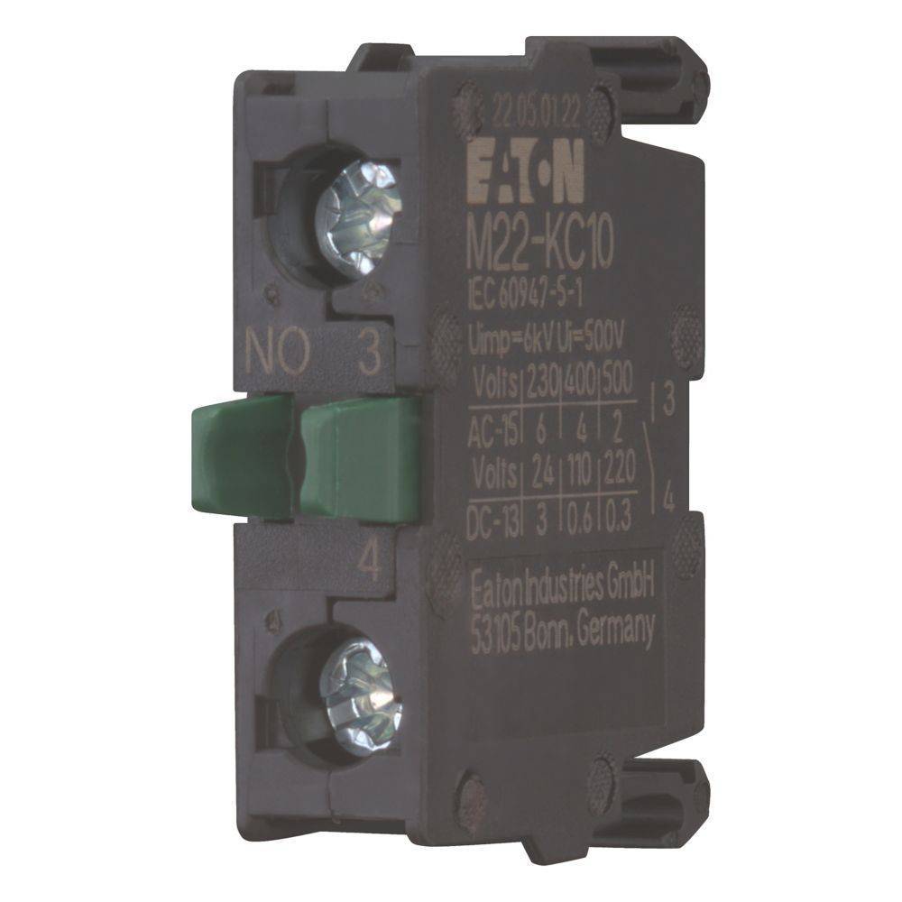 EATON M22-KC10 Kontaktelement 1S 216380 Bodenbefestigung Schraub. Industriematerial