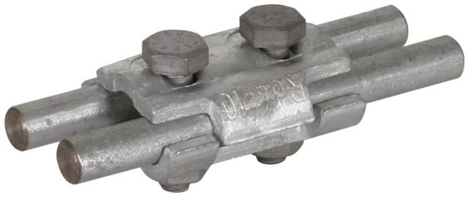 DEHN Parallelverbinder f. Rundlt. 305000 4-10 mit Untersch. Durchmessern Install.Baumaterial