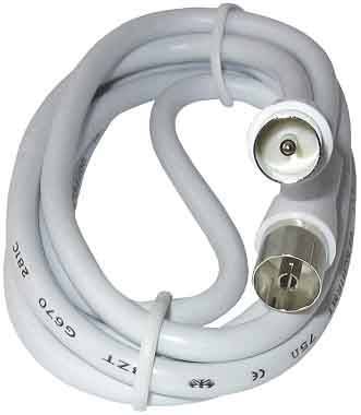 KREI IEC-Anschlusskabel 7,5m ASK75/7,5ZZ >90DB Digitaltauglich Install.Baumaterial Antennen