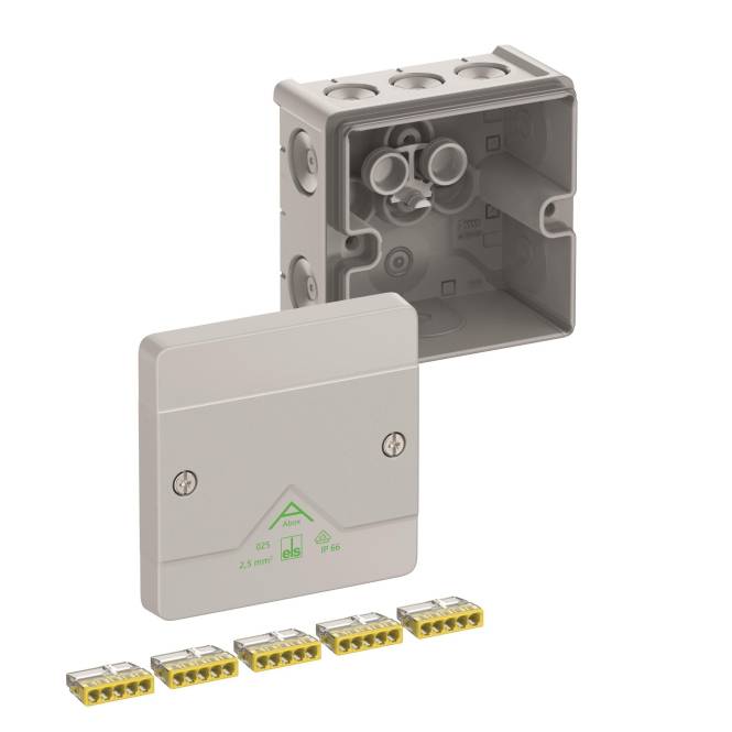 Spelsberg Abzweigkasten Abox 025-2,5² Schutzart IP66 max 80242001 Install.Baumaterial Inst.Dosen