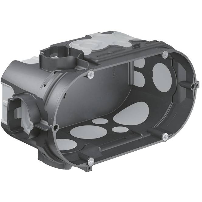 KAIS Doppel-Geräte- 1656-21 Verbindungsdose ECON mit Schr. Install.Baumaterial Verlegesys/Verbi.Mat