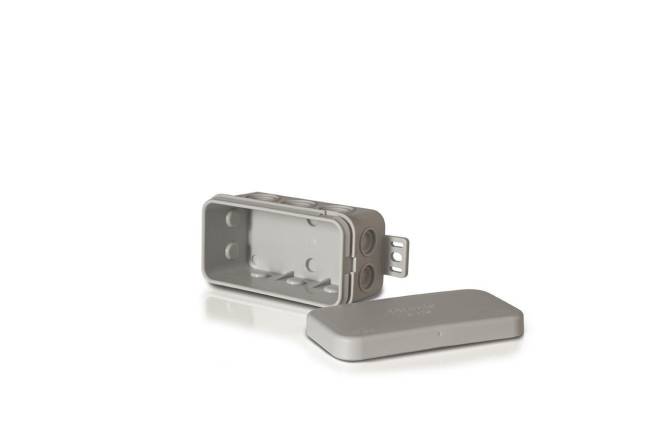 Ftronic FR-Abzweigkasten IP54 E126 85x44x40mm grau (Inhalt 10 Stück) Install.Baumaterial Inst.Dosen