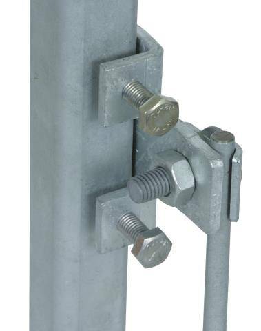 DEHN Anschlussklemme waagerecht 372240 f. Profile 18-35mm m. Klemmblock Install.Baumaterial