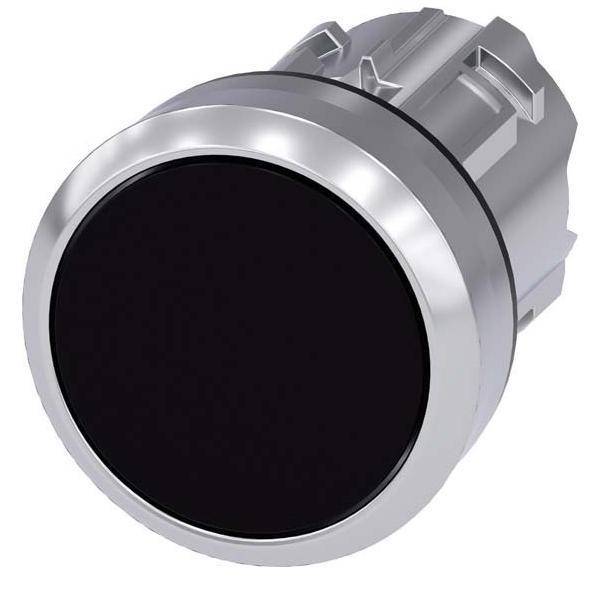 Siemens 3SU10500AB100AA0 Drucktaster 22mm rund schwarz Druckknopf Industriematerial