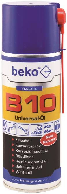 BEKO Universal-Öl B10 2985400 !!! 400ml Spray-Dose TecLine B10 Install.Baumaterial Isolierung
