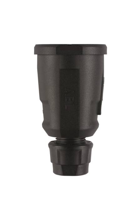 ABL Hightech Kupplung SCHUKO 100000073 Elamid schwarz IP20 Typ 1580 Install.Baumaterial