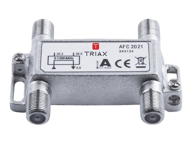 TRIAX 2fach Abzweiger AFC 2021 1,2 GHz 20,5dB 343134 Install.Baumaterial Antennen