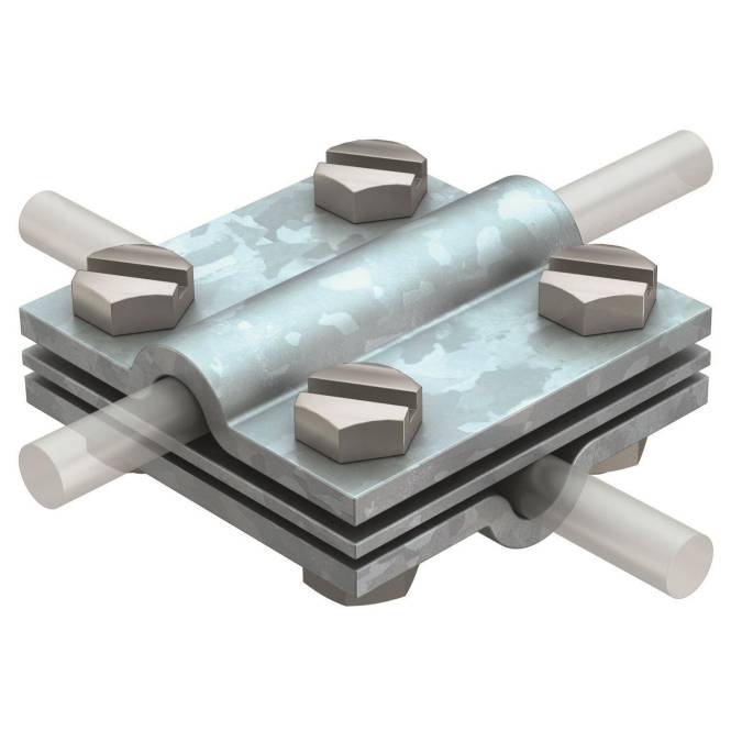 OBO 252 8-10 FT Kreuzverbinder 8-10mm St FT 5312310 Install.Baumaterial Befestigungsmaterial