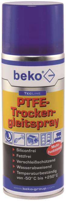 BEKO TecLine PTFE 2986400 Trockengleitspray 400ml Install.Baumaterial Befestigungsmaterial