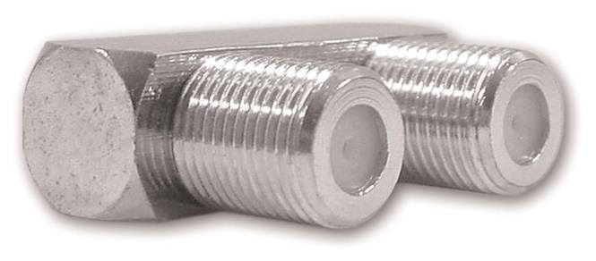 Televes Kabelverbinder KVU2 F-Doppelkupplung 180 Grad Install.Baumaterial Antennen