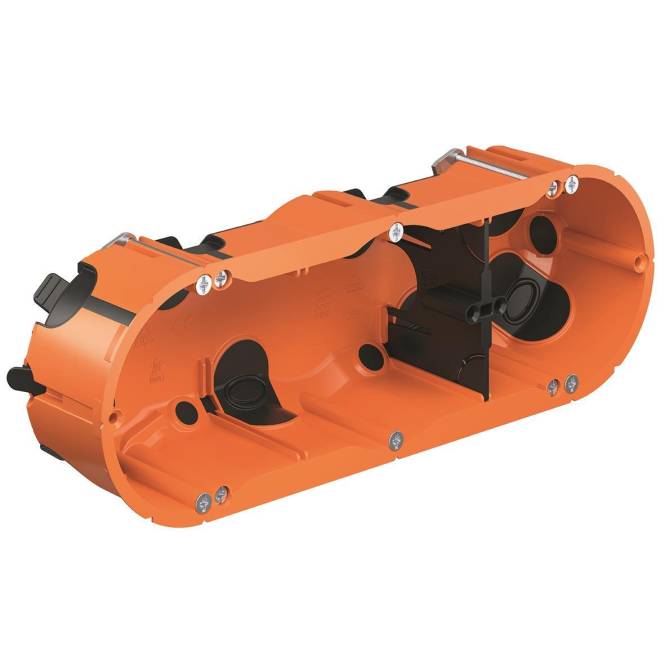 Kaiser Hohlwand Geräte- 9253-22 Verbindungsdose O-range ECON 3 Install.Baumaterial Inst.Dosen