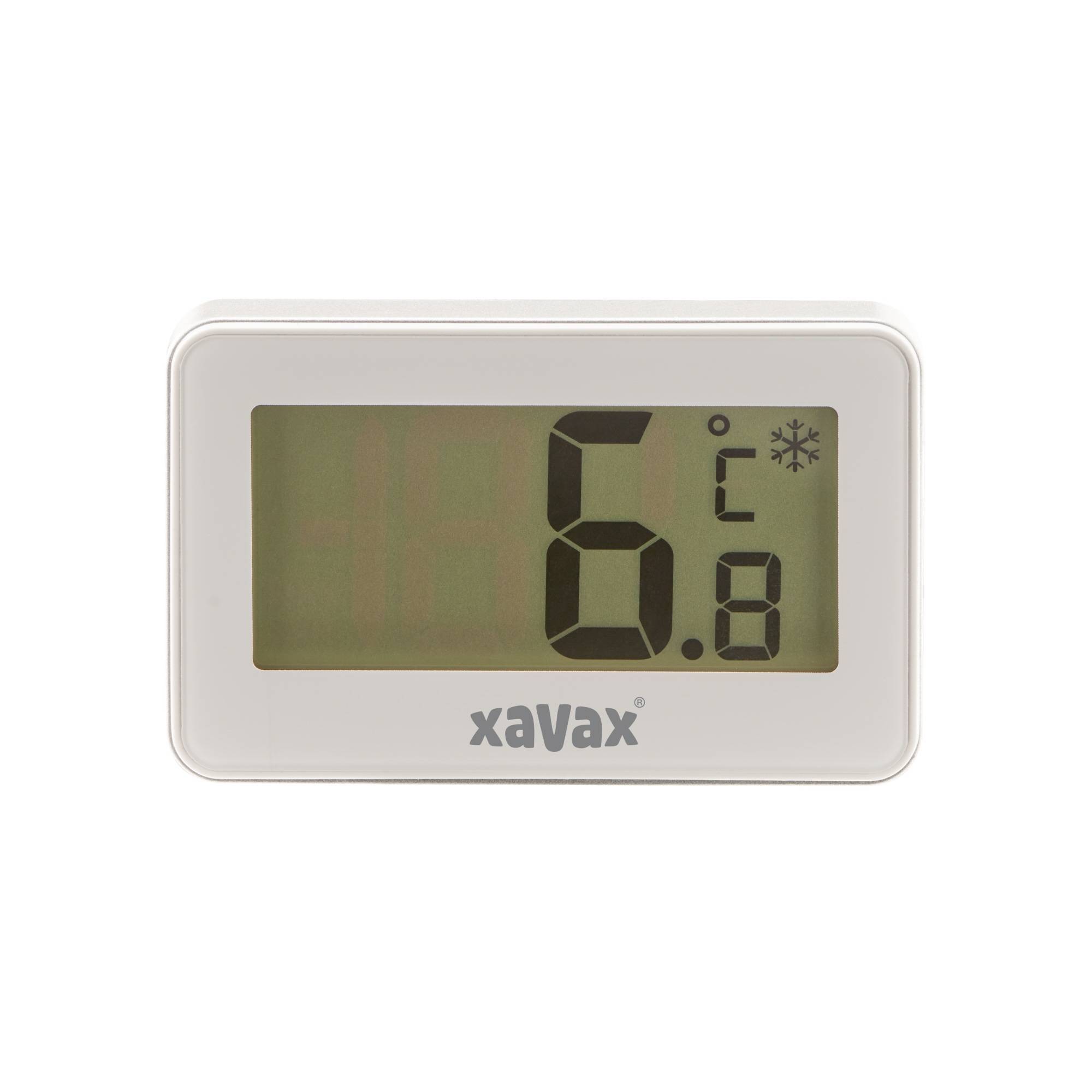 Xavax Thermometer digital weiß 185854 für Kühl-/Gefrierschrank+Kühltruhe Hausgeräte Rund um die