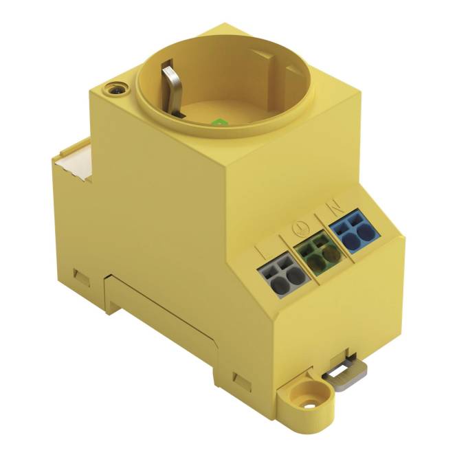 WAGO 709-582 Schaltschrank-Steckdose,zur Tragschienen-und Schraubmontage Industriematerial