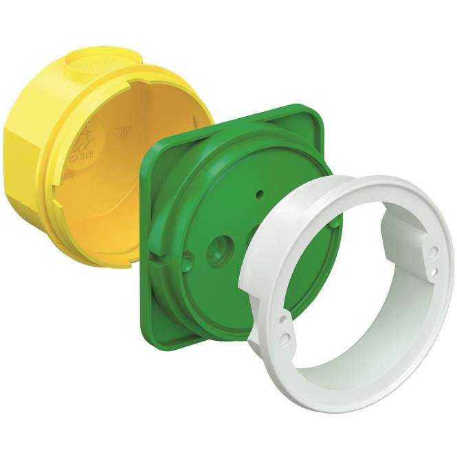 KAIS CEE-Gerätedose 1275-40 Höhe 61mm Install.Baumaterial Verlegesys/Verbi.Mat Inst.Dosen