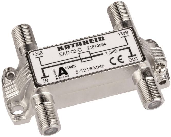KATH Abzweiger 2-fach EAD 02/G 12,5dB 5-1218MHz 21610094 Install.Baumaterial Antennen