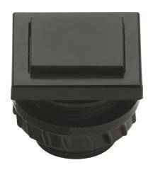 GRO Klingeltaster 61045 Protact 681 KS schwarz/schwarz Install.Baumaterial Hauskomm/Batt/Sicher